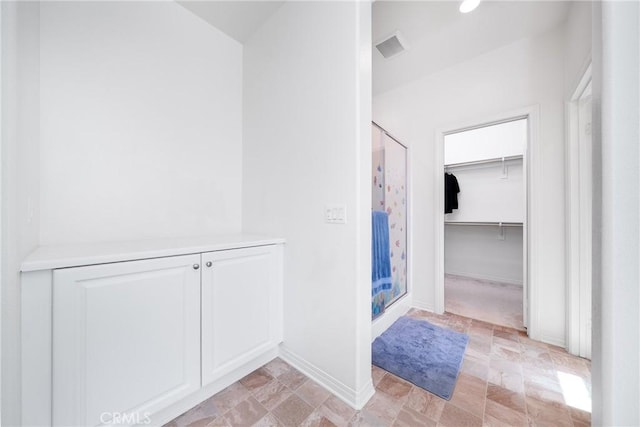 8675 Bay Laurel St, Chino, CA 91708 - hall with stone finish floors and baseboards