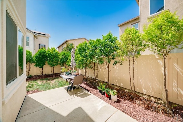 8675 Bay Laurel St, Chino, CA 91708 - fenced backyard with a patio area and outdoor dining space