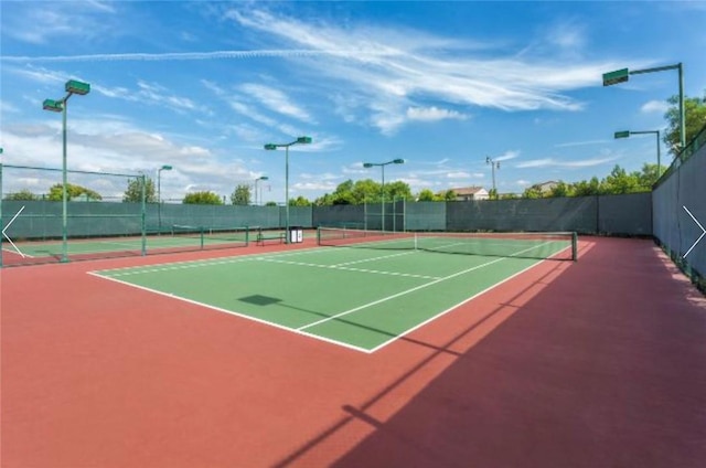 8675 Bay Laurel St, Chino, CA 91708 - view of tennis court featuring community basketball court