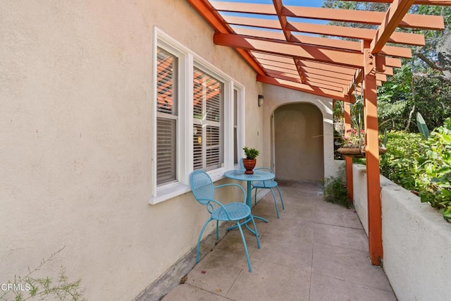 2740 Auburn St, Los Angeles, CA 90039 - view of patio / terrace featuring a pergola