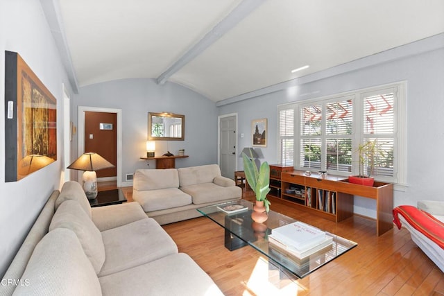 2740 Auburn St, Los Angeles, CA 90039 - living area featuring wood finished floors and baseboards