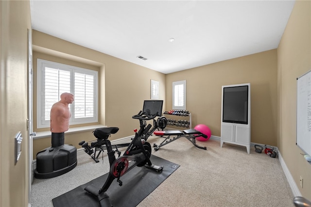 34032 Temecula Creek Rd, Temecula, CA 92592 - exercise room featuring carpet flooring