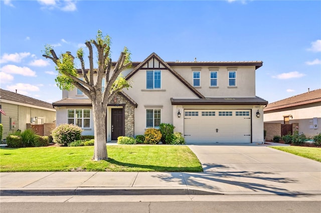 34032 Temecula Creek Rd, Temecula, CA 92592 - view of front facade featuring stucco siding, a garage, concrete driveway, and a front yard