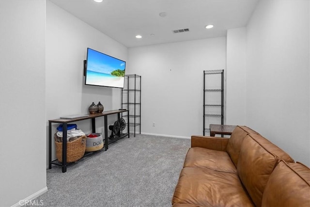 1855 Orizaba Unit 103, Signal Hill, CA 90755 - living area featuring carpet, recessed lighting, and baseboards