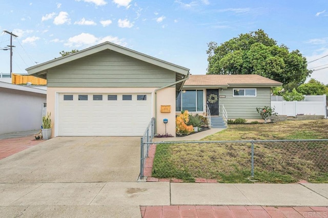 6053 Mohler St, San Diego, CA 92120 - ranch-style home with a fenced front yard, driveway, and a garage