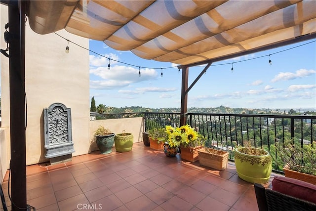 633 Sunnyhill Dr, Los Angeles, CA 90065 - view of patio / terrace featuring a pergola