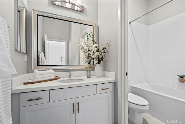 166 Borrego, Irvine, CA 92618 - full bath with vanity, toilet, and shower / tub combination