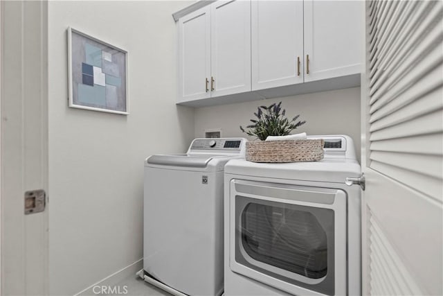 166 Borrego, Irvine, CA 92618 - washroom featuring independent washer and dryer, cabinet space, and baseboards