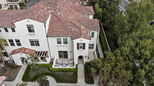 166 Borrego, Irvine, CA 92618 - view from above of property