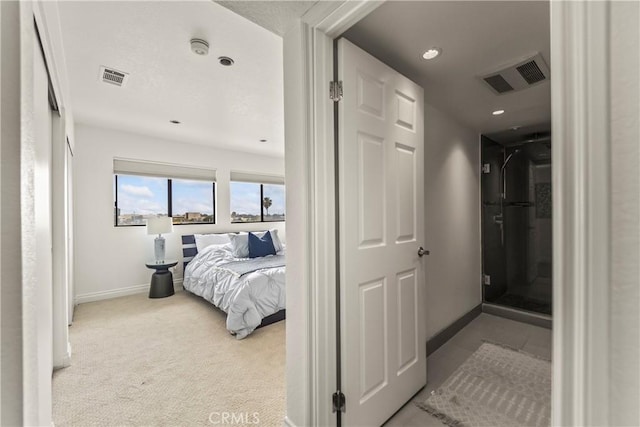 1436 257th St Unit 303, Harbor City, CA 90710 - carpeted bedroom with baseboards and recessed lighting
