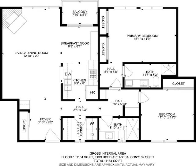1436 257th St Unit 303, Harbor City, CA 90710 - floor plan / room layout