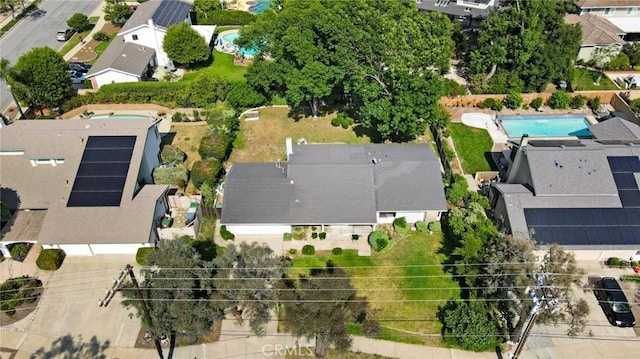 2472 Forbes Ave, Claremont, CA 91711 - aerial view of residential area featuring a pool