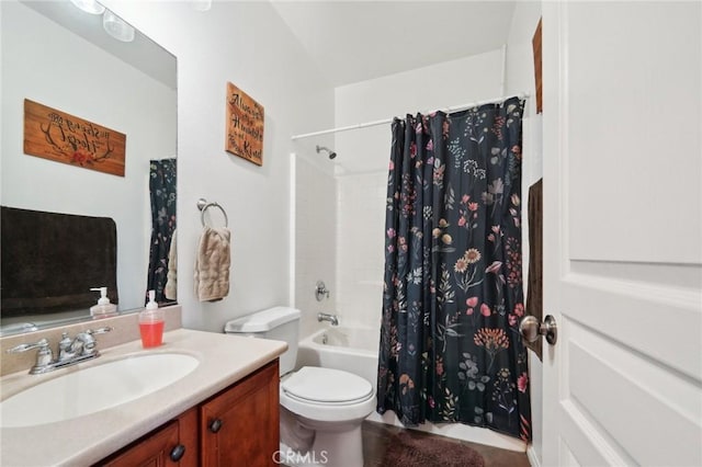6688 Banyan Ave, Hesperia, CA 92345 - full bath with vanity, toilet, and shower / bath combo