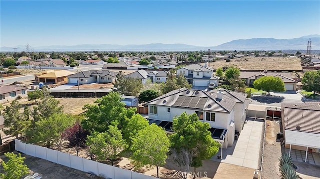 6688 Banyan Ave, Hesperia, CA 92345 - aerial view of residential area featuring a mountain backdrop
