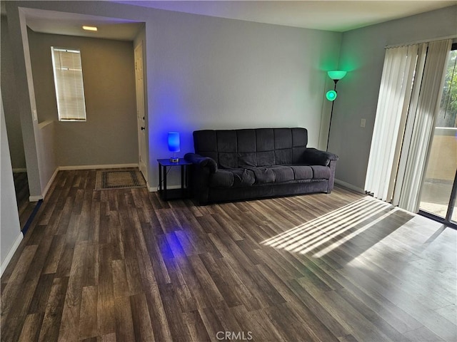 3532 W Stonepine Ln Unit B, Anaheim, CA 92804 - living area with wood finished floors and baseboards