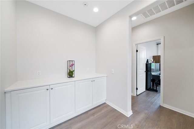 323 La Ventana Dr, Brea, CA 92823 - corridor featuring light wood-style flooring, baseboards, and recessed lighting