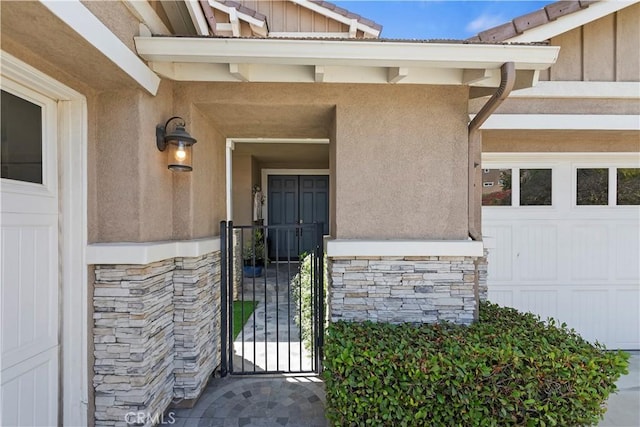 8851 Soothing Ct, Corona, CA 92883 - view of exterior entry with stone siding and stucco siding