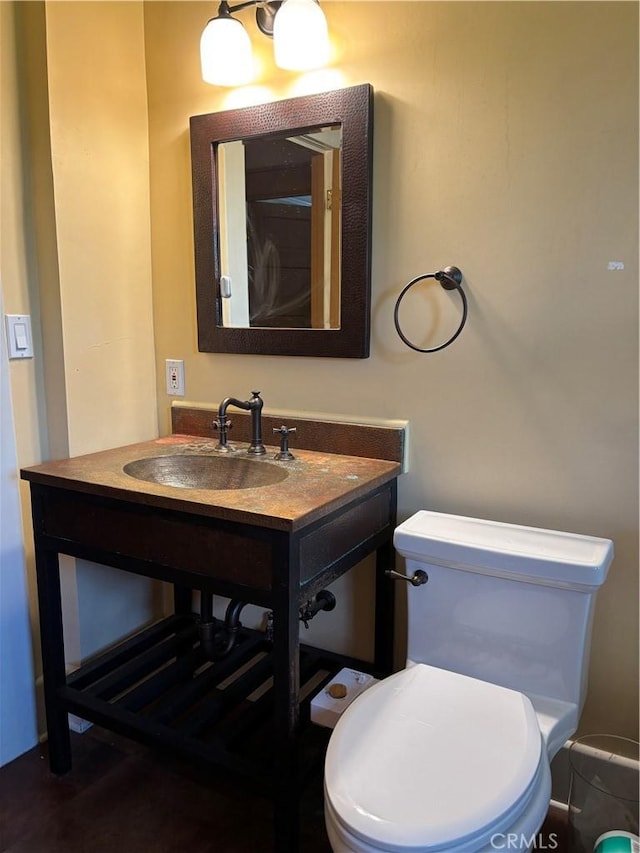 163 S Kingsley, Los Angeles, CA 90004 - half bath featuring vanity and toilet