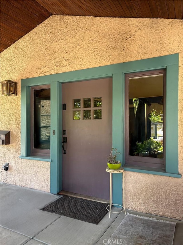 163 S Kingsley, Los Angeles, CA 90004 - property entrance featuring stucco siding
