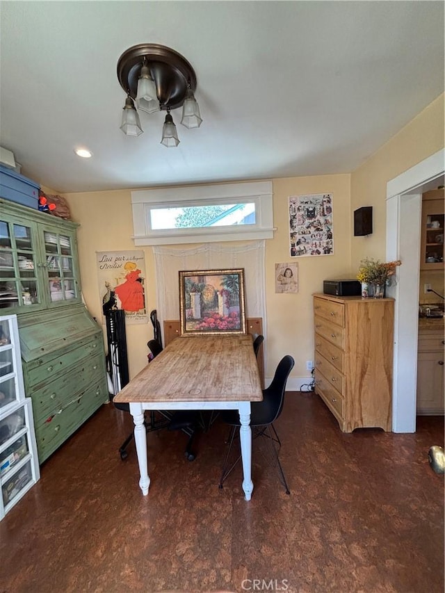 163 S Kingsley, Los Angeles, CA 90004 - dining room featuring tile patterned floors and baseboards