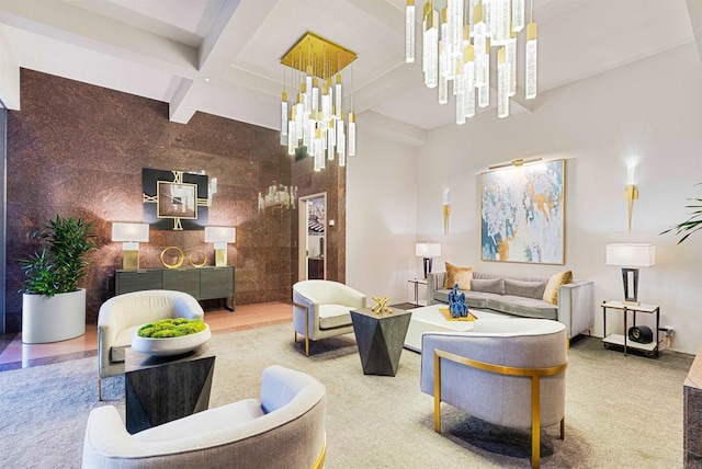 200 Harbor Dr Unit 1502, San Diego, CA 92101 - lobby with beam ceiling
