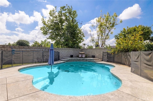 7209 Copper Creek Way, Bakersfield, CA 93308 - view of pool featuring a fenced backyard and a patio
