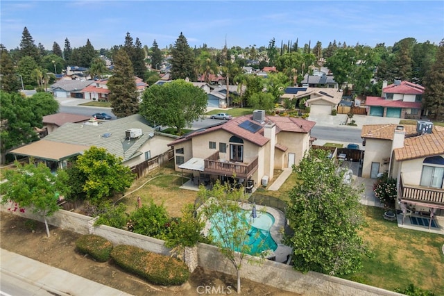 7209 Copper Creek Way, Bakersfield, CA 93308 - aerial perspective of suburban area with a pool area