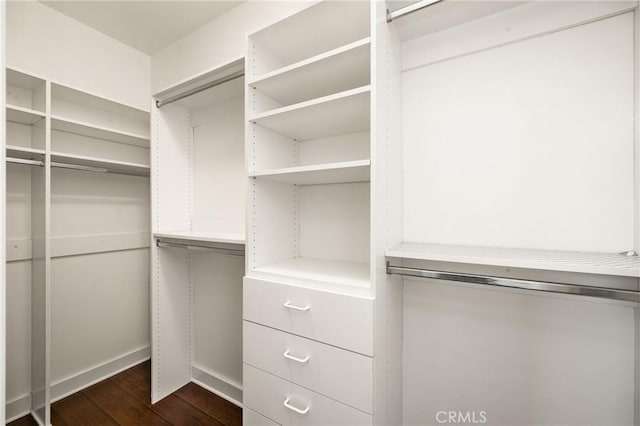 10108 Marchant Ave, Tustin, CA 92782 - walk in closet with dark wood finished floors