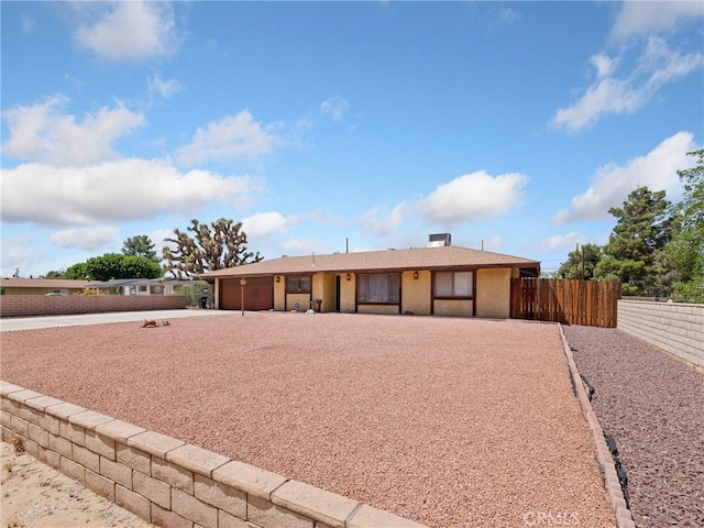 20654 Ottawa Rd, Apple Valley, CA 92308 - single story home with a garage and concrete driveway