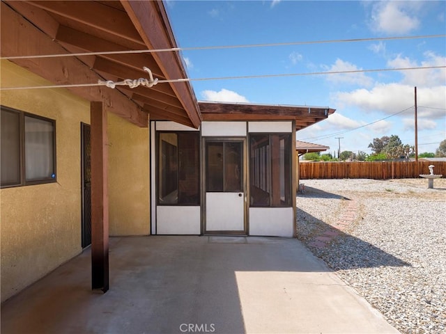 20654 Ottawa Rd, Apple Valley, CA 92308 - view of patio featuring a sunroom