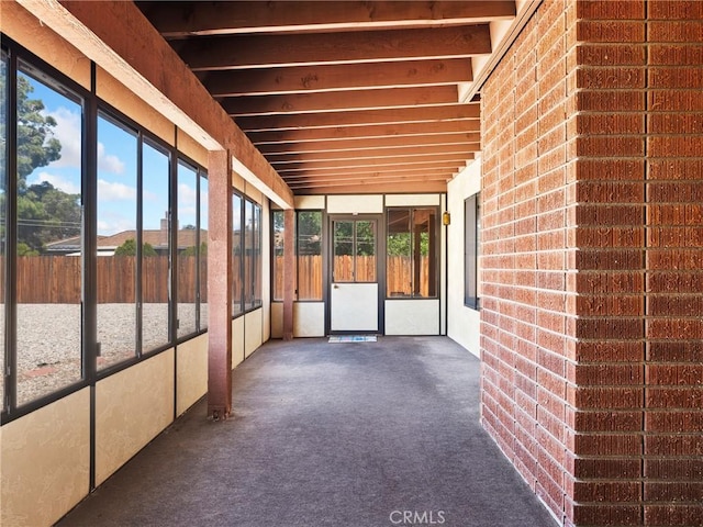 20654 Ottawa Rd, Apple Valley, CA 92308 - view of unfurnished sunroom