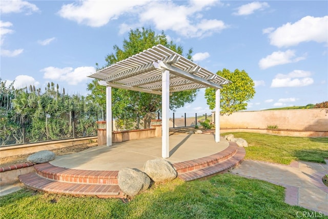 18559 Stonegate Ln, Rowland Heights, CA 91748 - view of patio / terrace with a pergola