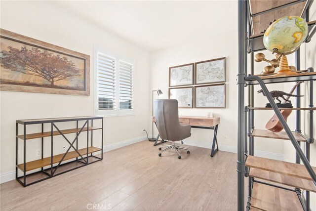18559 Stonegate Ln, Rowland Heights, CA 91748 - office featuring light wood-type flooring and baseboards