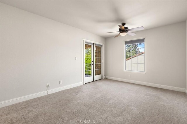 35 Veneto Cir, Chico, CA 95926 - spare room with baseboards, ceiling fan, and carpet