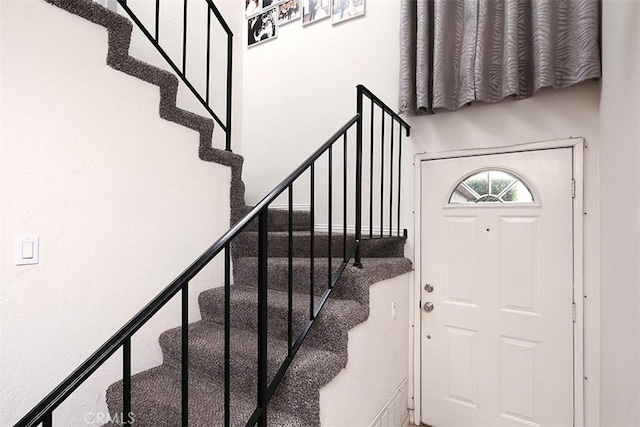 821 S Cerritos Ave Unit 17, Azusa, CA 91702 - entrance foyer featuring stairs