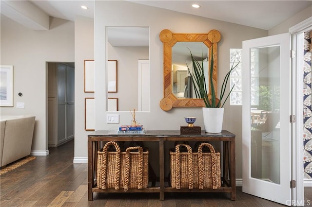 292 Bowling Green Dr, Costa Mesa, CA 92626 - detailed view of wood finished floors and recessed lighting