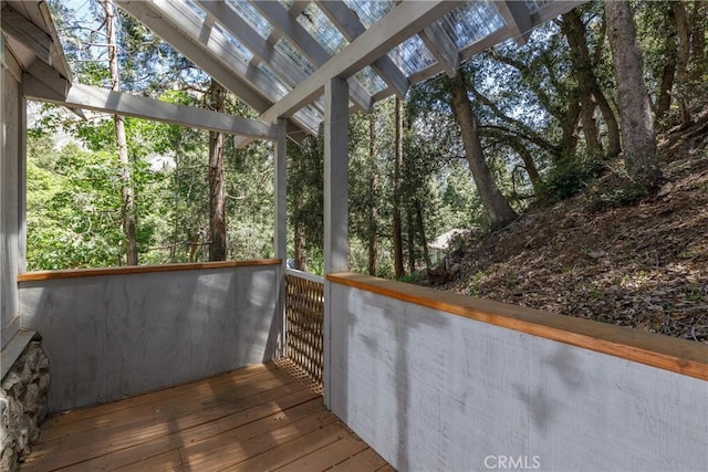 9091 Mountain View Dr, Forest Falls, CA 92339 - view of deck