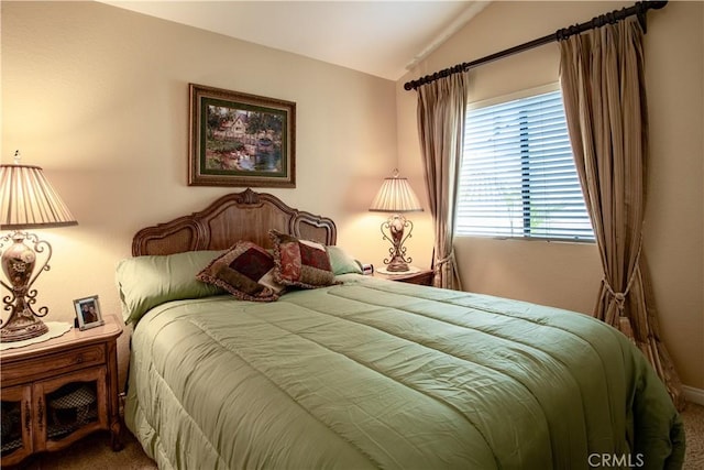 11 Jasmine Creek Ln, Laguna Hills, CA 92653 - carpeted bedroom featuring lofted ceiling and baseboards