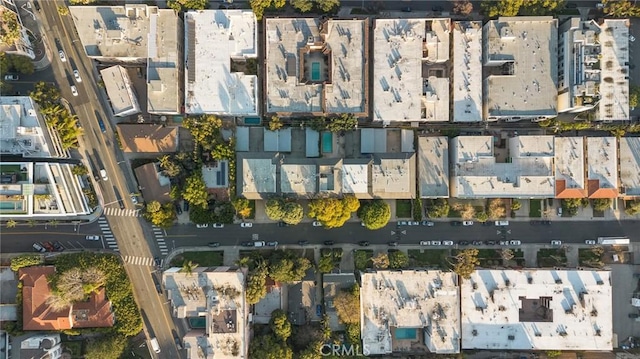 1222 N Olive Dr Unit 409, West Hollywood, CA 90069 - aerial view of property and surrounding area