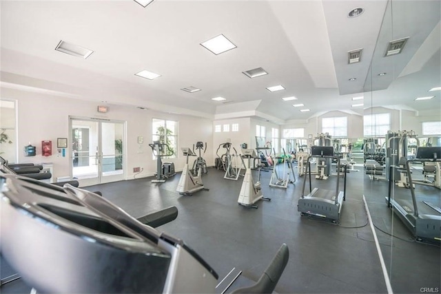 2233 Martin Unit 411, Irvine, CA 92612 - gym featuring french doors