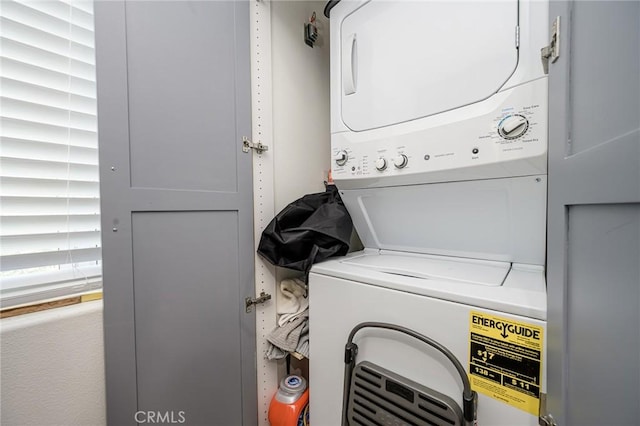 2233 Martin Unit 411, Irvine, CA 92612 - laundry room with estacked washer and dryer