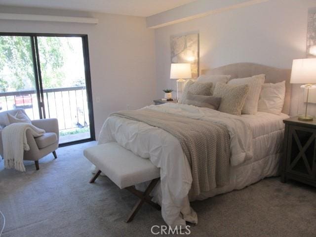 13601 Del Monte Dr Unit M17-46A, Seal Beach, CA 90740 - carpeted bedroom featuring access to outside