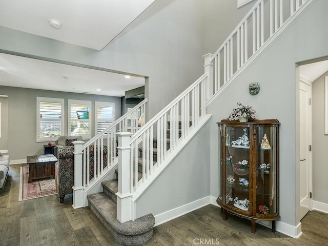 374 Ventasso Way, Fallbrook, CA 92028 - stairs with wood finished floors and baseboards