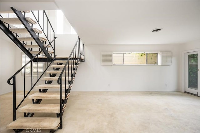 390 Peralta Ave, Long Beach, CA 90803 - stairs featuring carpet floors