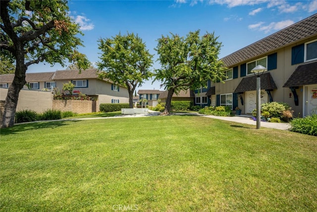 4418 Larwin Ave, Cypress, CA 90630 - view of grassy yard featuring a residential view