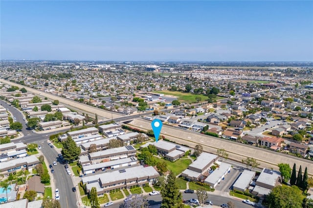 4418 Larwin Ave, Cypress, CA 90630 - aerial overview of property's location featuring nearby suburban area
