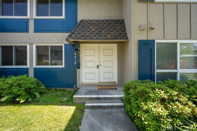 4418 Larwin Ave, Cypress, CA 90630 - property entrance featuring stucco siding