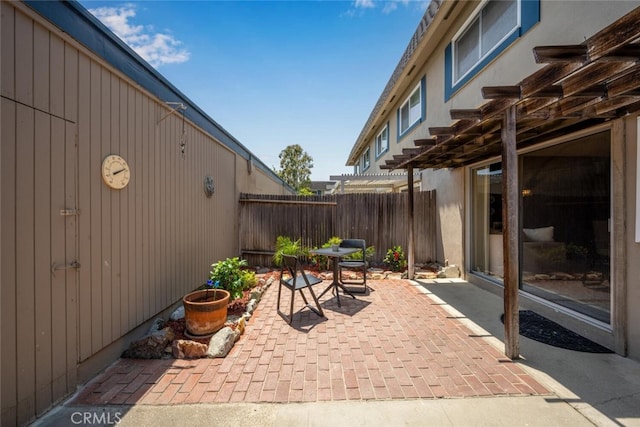 4418 Larwin Ave, Cypress, CA 90630 - view of patio / terrace featuring a pergola