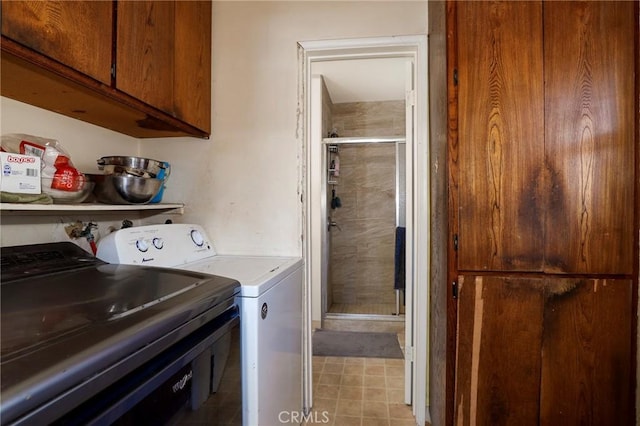 1716 N Fries Ave, Wilmington, CA 90744 - laundry room featuring cabinet space and washer and clothes dryer
