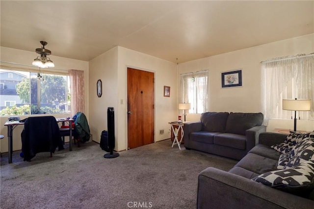 1716 N Fries Ave, Wilmington, CA 90744 - carpeted living area featuring plenty of natural light